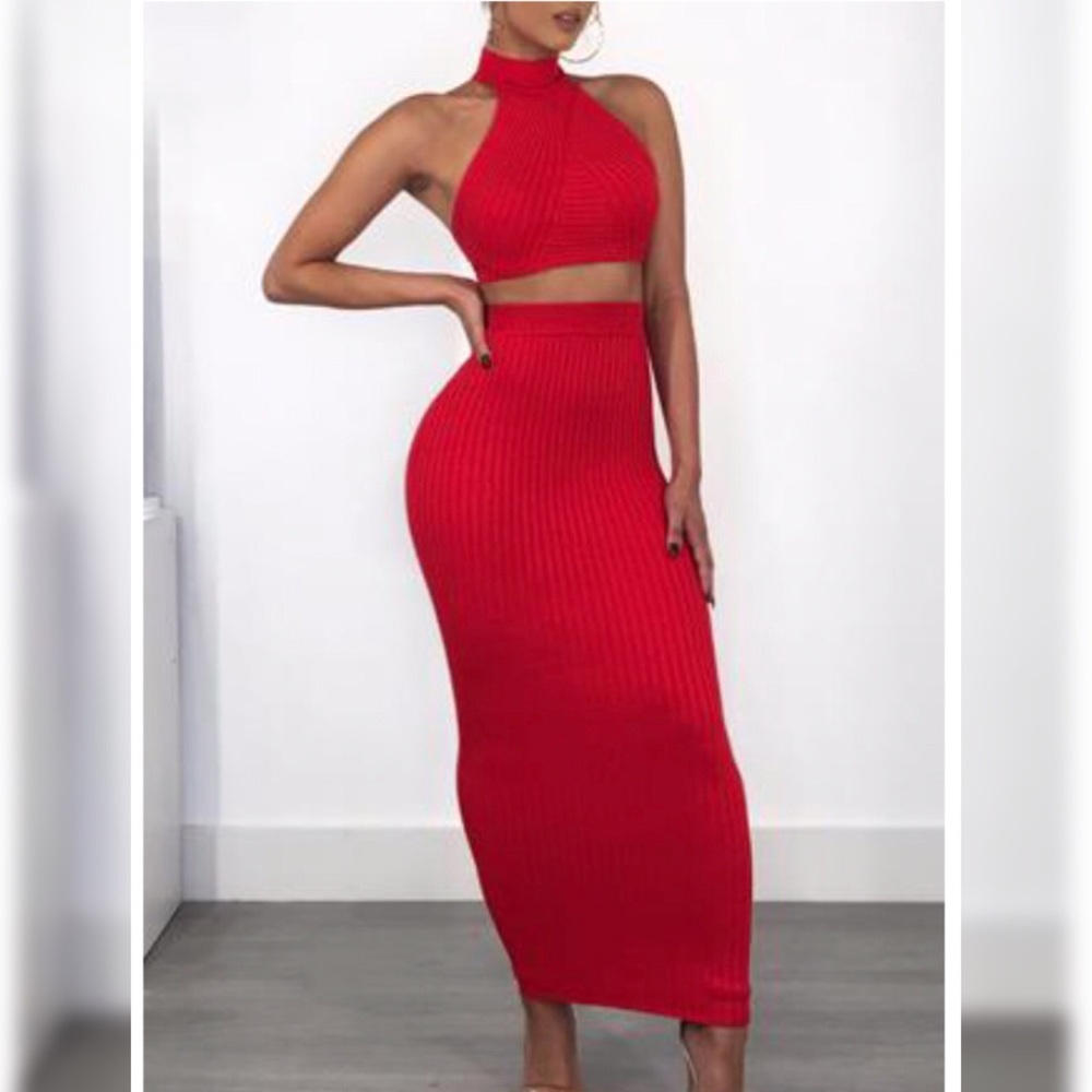 Lux Designer Dress Set